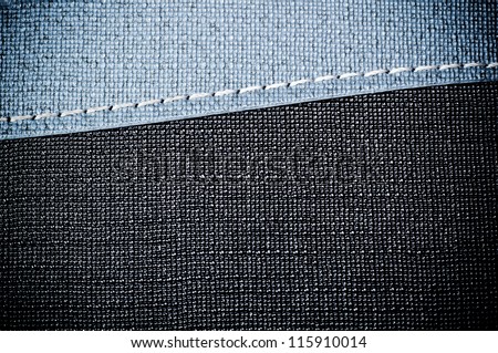 Plastic plate texture background with black and light blue color