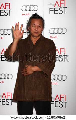 LOS ANGELES - NOV 2:  Kim Ki-Duk arrives at the AFI Film Festival 2012 
