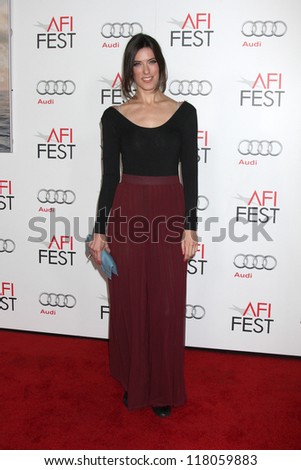 LOS ANGELES - NOV 2:  Rebecca Thomas arrives at the AFI Film Festival 2012 \