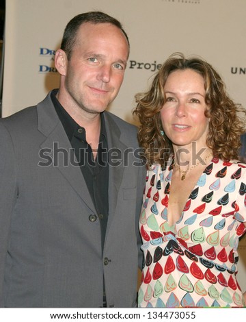 CENTURY CITY, CA - MAY 06: Jennifer Grey and Clark Gregg at Project ALS Benefit on May 6, 2005 in Century City, CA