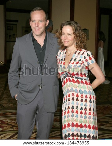 CENTURY CITY, CA - MAY 06: Jennifer Grey and Clark Gregg at Project ALS Benefit on May 6, 2005 in Century City, CA