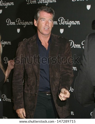 Pierce Brosnan International Launch Event to Unveil the New Image of Dom Perignon Rose Vintage 1996 Champagne by Karl Lagerfeld Private Residence Beverly Hills, CA June 2, 2006