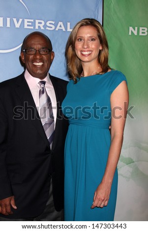 Al Roker & Stephanie Abrams arriving at the NBC TCA Party at The Langham Huntington Hotel & Spa in Pasadena, CA  on August 5, 2009