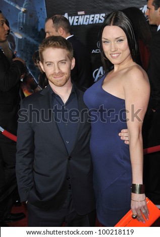 Seth Green & Clare Grant at the world premiere of 