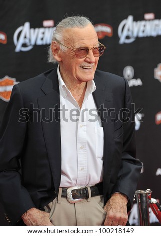 Stan Lee at the world premiere of his new movie \