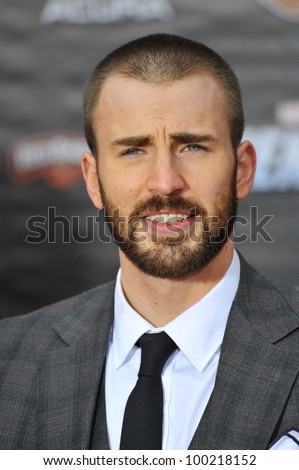 Chris Evans at the world premiere of his new movie \