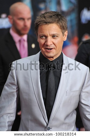Jeremy Renner at the world premiere of his new movie \