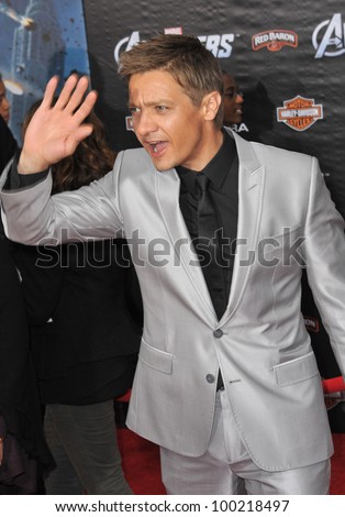 Jeremy Renner at the world premiere of his new movie 