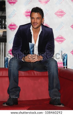 Peter Andre launches a new Sport Tan in association with Fake Bake London. 17/04/2012 Picture By: Henry Harris / Featureflash