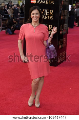 Arlene Phillips arrives for the Olivier Awards 2012 at the Royal Opera House, Covent Garden, London. 15/04/2012 Picture by: Simon Burchell / Featureflash