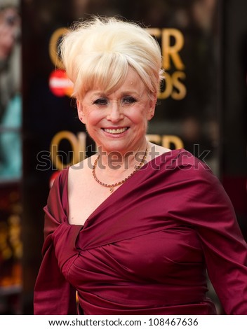Barbara Windsor arrives for the Olivier Awards 2012 at the Royal Opera House, Covent Garden, London. 15/04/2012 Picture by: Simon Burchell / Featureflash