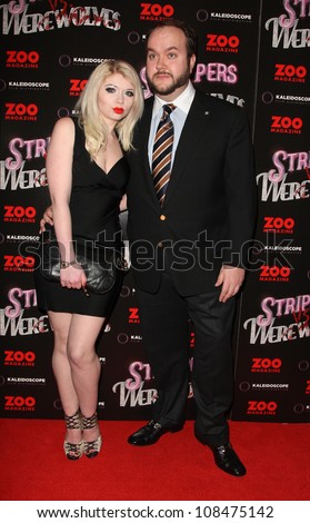 Charlie Bond and Jonathan Sothcott arriving at the \'Strippers vs Werewolves\' premiere held at the Apollo cinema - Arrivals London. 24/04/2012 Picture by: Henry Harris / Featureflash