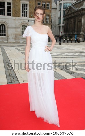 Tali Lennox arriving for the Women for Women Gala held at the Guildhall, London. 03/05/2012 Picture by: Henry Harris / Featureflash