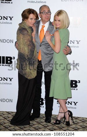 Emma Thompson, director, Barry Sonnenfeld and actress, Alice Eve attending the \