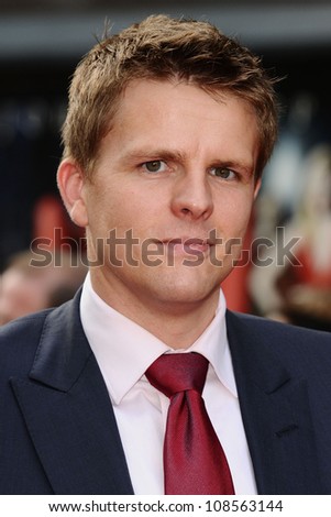 Jake Humphries arriving for the premiere of \