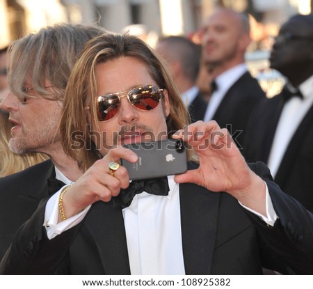 Brad Pitt at the gala screening of his new movie \