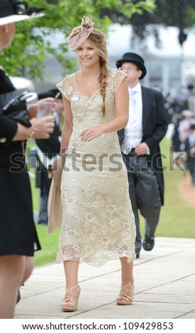Miranda Stevenson attends Ladies Day at the annual Royal Ascot horse racing event. Ascot, UK. June 21, 2012, Ascot, UK Picture: Catchlight Media / Featureflash