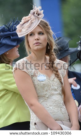 Miranda Stevenson attends Ladies Day at the annual Royal Ascot horse racing event. Ascot, UK. June 21, 2012, Ascot, UK Picture: Catchlight Media / Featureflash