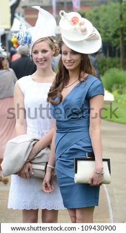 Racegoers  attend Ladies Day at the annual Royal Ascot horse racing event. Ascot, UK. June 21, 2012, Ascot, UK Picture: Catchlight Media / Featureflash