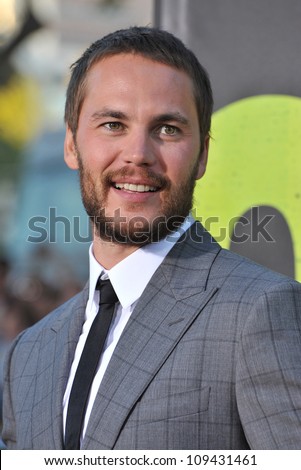 Taylor Kitsch at the world premiere of his movie 