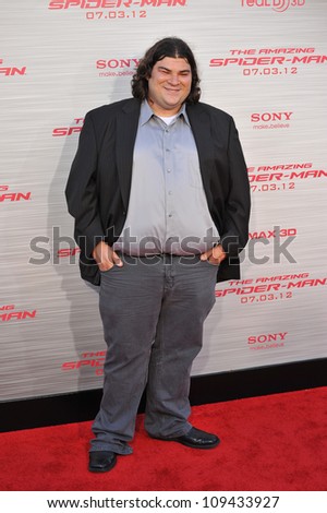 Michael Barra at the world premiere of his movie \