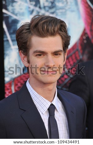 Andrew Garfield at the world premiere of his movie \