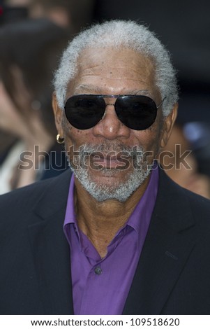 Morgan Freeman arriving for European premiere of \