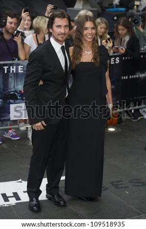 Christian Bale arriving for European premiere of \