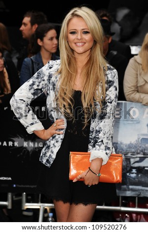 Emily Atack arriving for European premiere of \