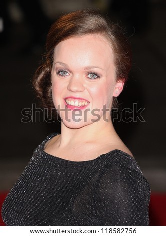 Ellie Simmonds arriving for the Royal World Premiere of \'Skyfall\' at Royal Albert Hall, London. 23/10/2012 Picture by: Alexandra Glen