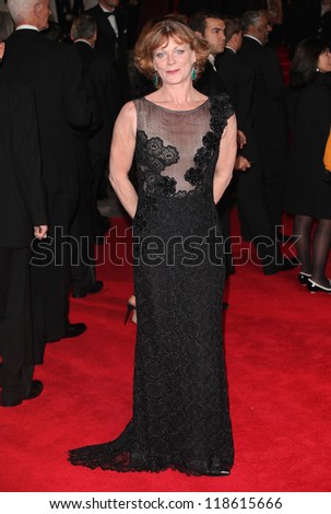 Samantha Bond arriving for the Royal World Premiere of \'Skyfall\' at Royal Albert Hall, London. 23/10/2012 Picture by: Alexandra Glen