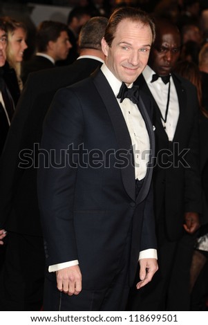 Ralph Fiennes arriving for the Royal World Premiere of \'Skyfall\' at Royal Albert Hall, London. 23/10/2012 Picture by: Steve Vas