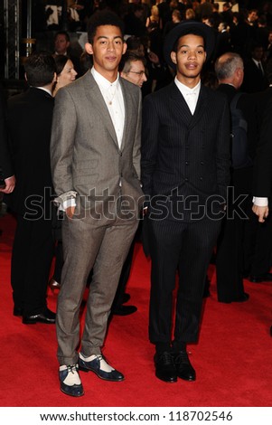 Rizzle Kicks arriving for the Royal World Premiere of \'Skyfall\' at Royal Albert Hall, London. 23/10/2012 Picture by: Steve Vas