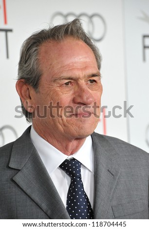 Tommy Lee Jones at the AFI Fest premiere of his movie \