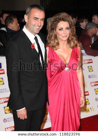 Carol Vorderman and Graham Duff arriving for the 2012 Pride of Britain Awards, at the Grosvenor House Hotel, London. 29/10/2012 Picture by: Alexandra Glen