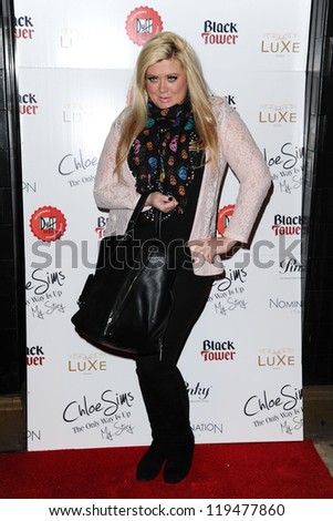 Gemma Collins arriving for the launch of Chloe Sims' book at Luxe nightclub, Essex. 13/11/2012 Picture by: Alexandra Glen