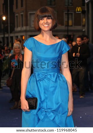 Dawn Porter arriving for the London Film Festival screening of The Sapphires, at Odeon West End, London. 15/10/2012 Picture by: Alexandra Glen