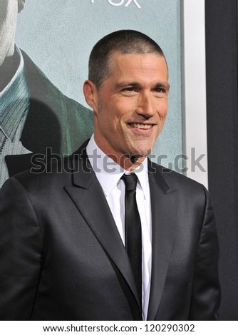 Matthew Fox at the Los Angeles premiere of his movie \