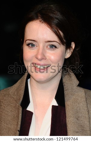 Claire Foy arriving for the 