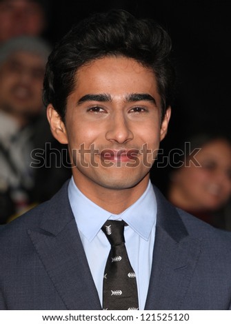 Suraj Sharma arriving for the Life Of Pi premiere, at Empire Leicester Square, London. 03/12/2012 Picture by: Alexandra Glen