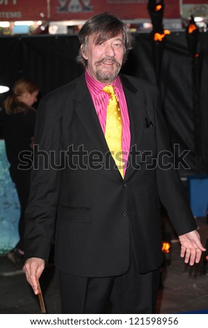 Stephen Fry arriving for the Life Of Pi premiere, at Empire Leicester Square, London. 03/12/2012 Picture by: Alexandra Glen