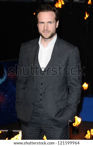 Rafe Spall arriving for the \