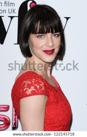 Michelle Ryan arriving for the Women in Film and Tv Awards 2012 at the Park Lane Hilton, London. 07/12/2012 Picture by: Steve Vas