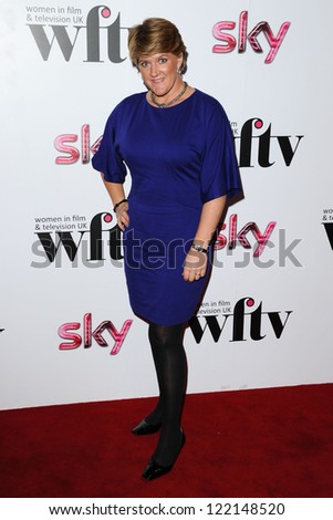 Claire Balding arriving for the Women in Film and Tv Awards 2012 at the Park Lane Hilton, London. 07/12/2012 Picture by: Steve Vas