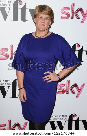 Claire Balding arriving for the Women in Film and Tv Awards 2012 at the Park Lane Hilton, London. 07/12/2012 Picture by: Steve Vas