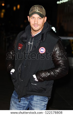 Tom Hardy arrives for the 