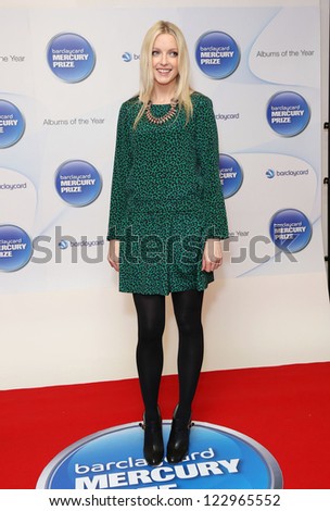 Lauren Laverne attending the Barclaycard Mercury Music Prize albums of the Year nominations 2012 held at the Hospital club, London. 12/09/2012 Picture by: Henry Harris