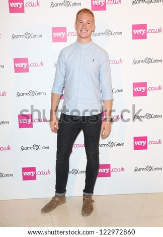 Greg Rutherford arriving for  Spring/Summer 2013 Very.co.uk fashion launch, London. 13/09/2012 Picture by: Henry Harris