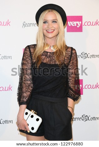 Laura Whitmore arriving for  Spring/Summer 2013 Very.co.uk fashion launch, London. 13/09/2012 Picture by: Henry Harris