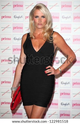 Nancy Sorrell arriving for the Prima Comfort Fashion Awards 2012, At Evolution, Battersea Park, London. 13/09/2012 Picture by: Alexandra Glen